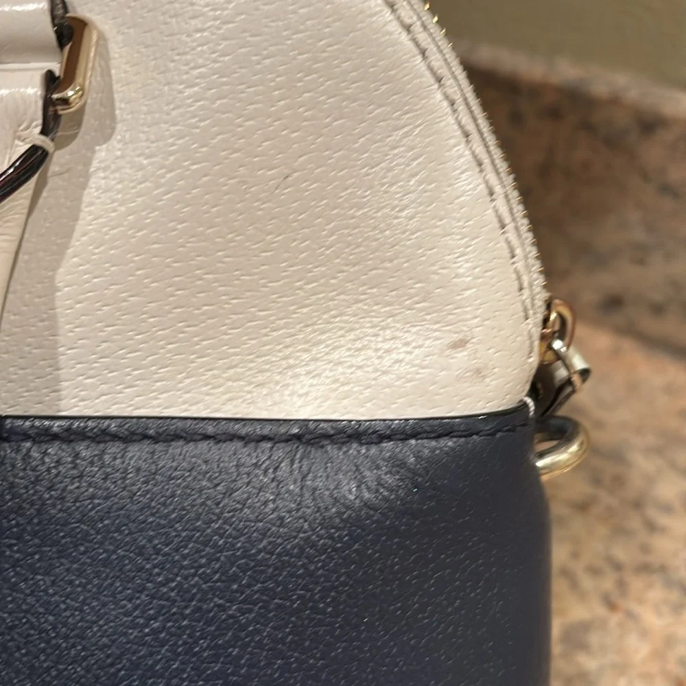 Kate Spade Two-Tone Blue and white Handbag